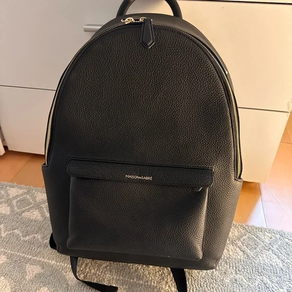 Maison De Sabré Leather Backpack - Picture 1 of 4